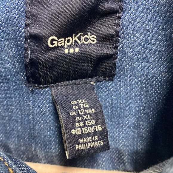 Gap Kids Youth Denim Jacket Size XL - Picture 3 of 5